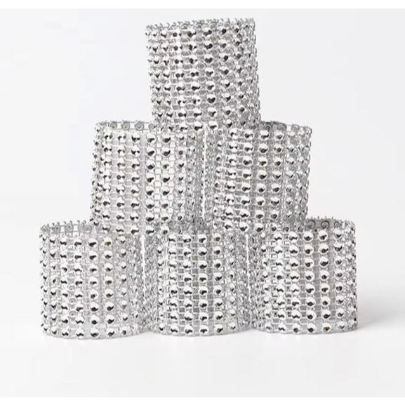 1pcs Diamond Hollow Napkin Buckle Curtain Clips Strap Out Tie Rope Weaving Holdback Crystal Tieback Curtain Decor(3063L) - Image 2