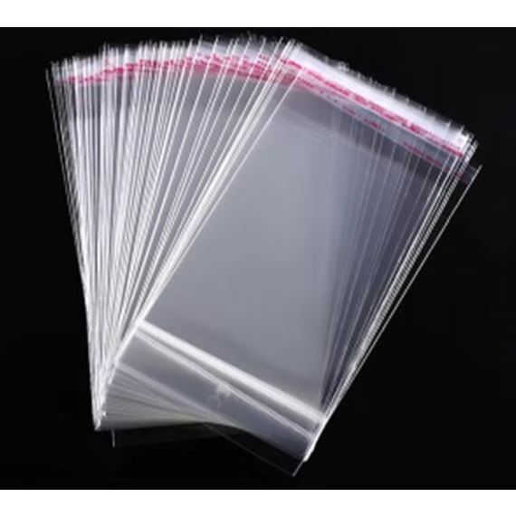 100pcs White Self Adhesive Bag Plastic Hanging Opp Pouches Seal Gift Bag for Handmade Jewelry Display(3069L) - Image 6