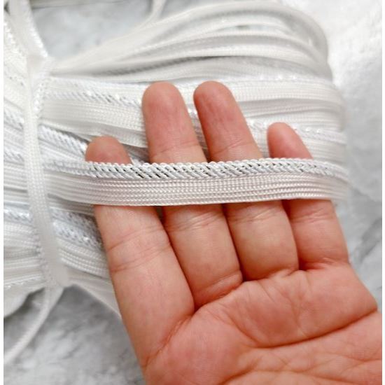 1Yard Glitter Gold Edge Sewing Ribbon Bias Piping Cord Rope For DIY Patchwork Garment Sewing Making And Trimming (3104L) - Image 7