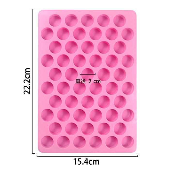 55 Round Candy Silicone Molds For Gummy Chocolate Keto Snacks Ice Cube Cylinder Caramels Making Supplies (3125L) - Image 5