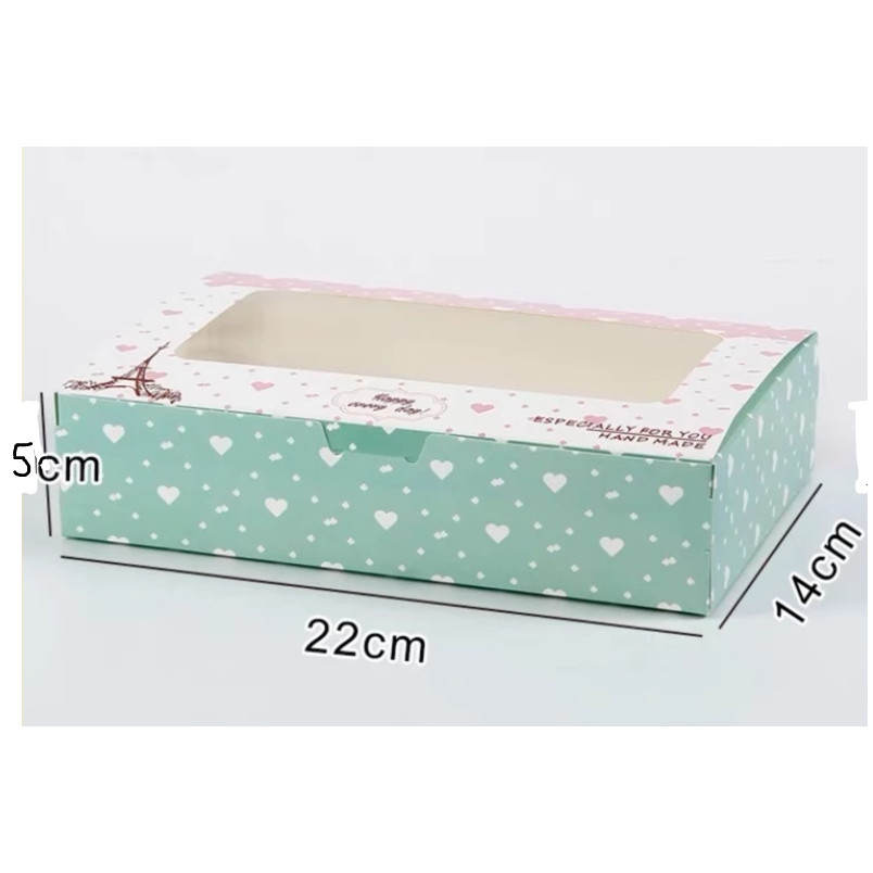 Kraft Paper Boxes For Packaging Cupcake Pink Window Flower Gift Wedding Bags For Cake Candy Cookies Toy Party (3151L) - Image 13