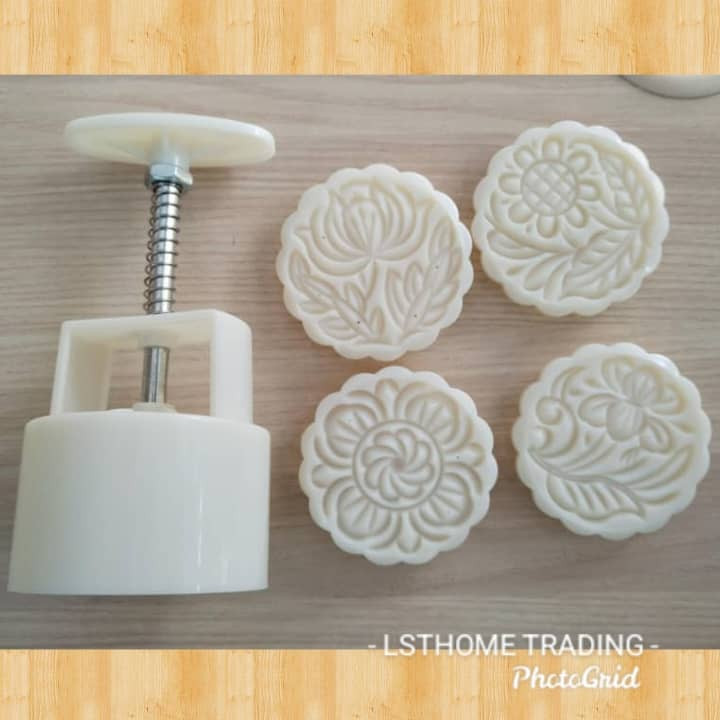 Mooncake Mold Rose Cherry Blossom Flower Shape Sakura Lotus Daisy Sunflower Leaf Bunny Mid-autumn Festival Mold (3156L) - Image 10