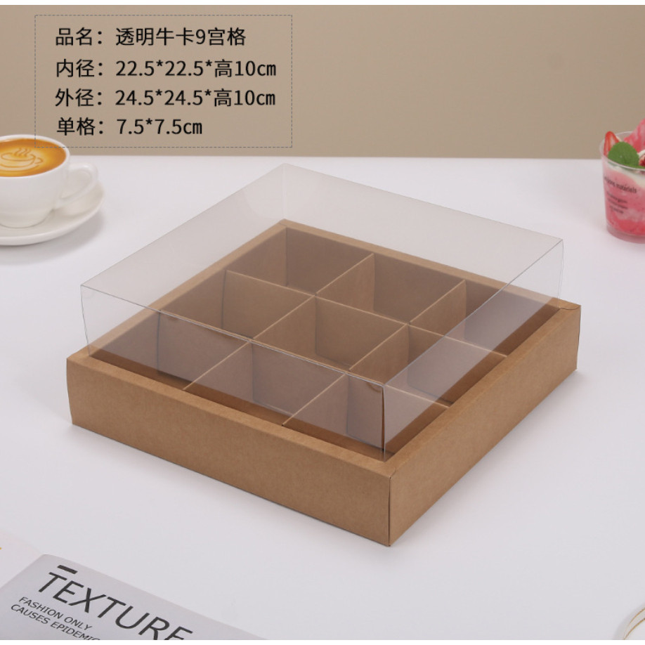 6/9/12 Food Catering Window Sandwich Cake Nuts Lunch Box Picnic Tray Disposable Cheese Platter TAKEAWAY 野餐盒(3029L) - Image 16