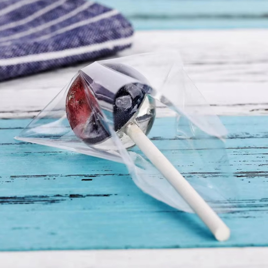 100pcs/pack Cake Pop Lollipop OPP Packing Bags Baking Chocolate Pop Pack Bags Sets Plastic Clear Cake Tools糖果塑料袋子(2093L) - Image 7