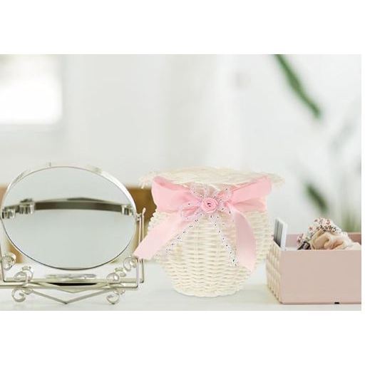 Rustic Basket Mini Baskets Tiny Baskets Party Favors Tiny Woven Basket Flower Baskets Mini Flower Basket (3061L) - Image 6