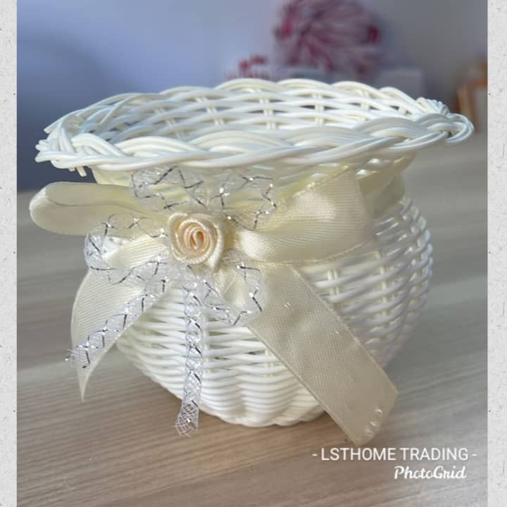 Rustic Basket Mini Baskets Tiny Baskets Party Favors Tiny Woven Basket Flower Baskets Mini Flower Basket (3061L) - Image 12
