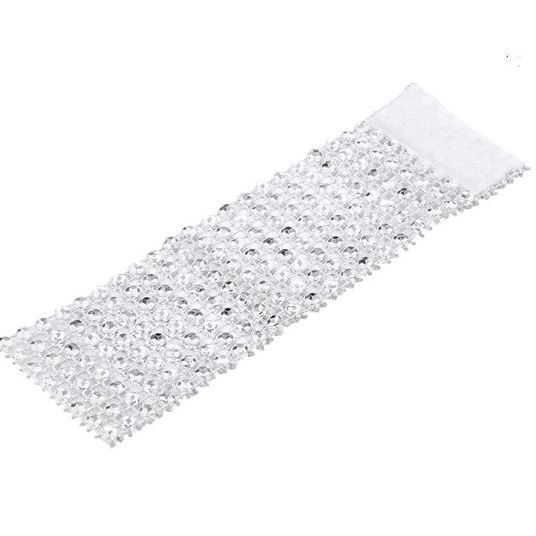 1pcs Diamond Hollow Napkin Buckle Curtain Clips Strap Out Tie Rope Weaving Holdback Crystal Tieback Curtain Decor(3063L) - Image 4