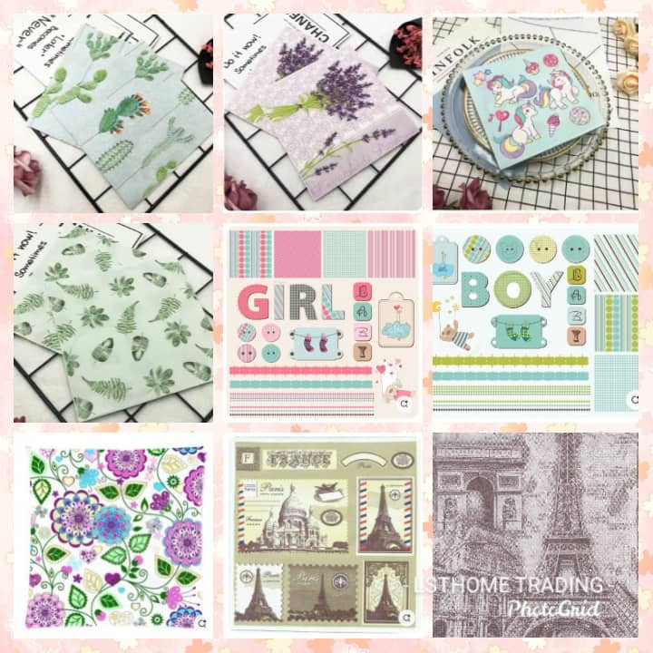20pcs 33x33cm Square Paper Plant Leaves Printed Tissue Disposable Napkins Festival Wedding Birthday Party Deco(3120L)