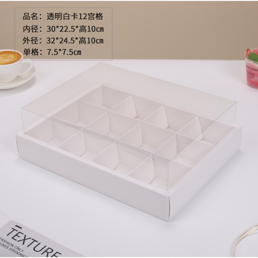 6/9/12 Food Catering Window Sandwich Cake Nuts Lunch Box Picnic Tray Disposable Cheese Platter TAKEAWAY 野餐盒(3029L) - Image 11