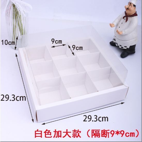 6/9/12 Food Catering Window Sandwich Cake Nuts Lunch Box Picnic Tray Disposable Cheese Platter TAKEAWAY 野餐盒(3029L) - Image 10