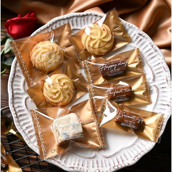 100Pcs Disposable Coffee Sugar Bags Baking DIY Manual Toffee Candy Chocolate Machine Sealed Packaging(3095L) - Image 4