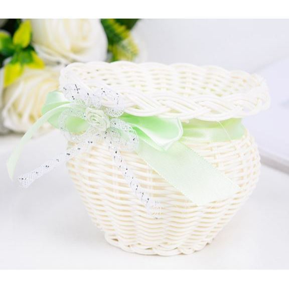 Rustic Basket Mini Baskets Tiny Baskets Party Favors Tiny Woven Basket Flower Baskets Mini Flower Basket (3061L) - Image 15