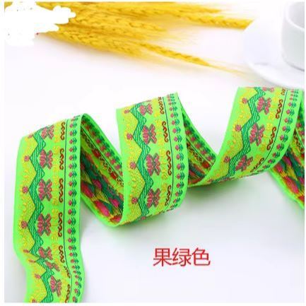 1yard Colorful Ethnic Style Lace Trim,Dragon Embroidered Jacquard Ribbon Polyester Trim for Ethnic Clothing刺绣涤纶织带(3065L) - Image 16