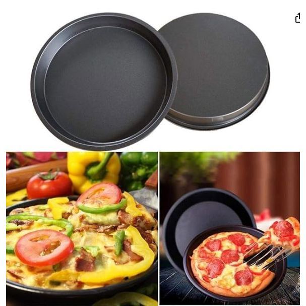 6/7/9inch Baking Trays, Home Pizza Casserole Dish Cake Baking Biscuit Baking Mould Easy to Clean (3111L)