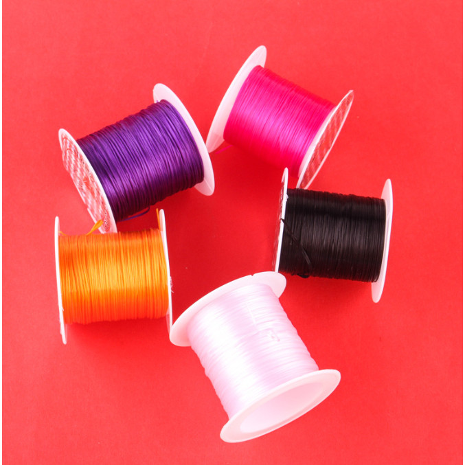10Meters 0.6mm Elastic Thread Round Crystal Line Nylon Rubber Stretchy Cord Elastic Rope forJewelry DIY(3149L) - Image 2