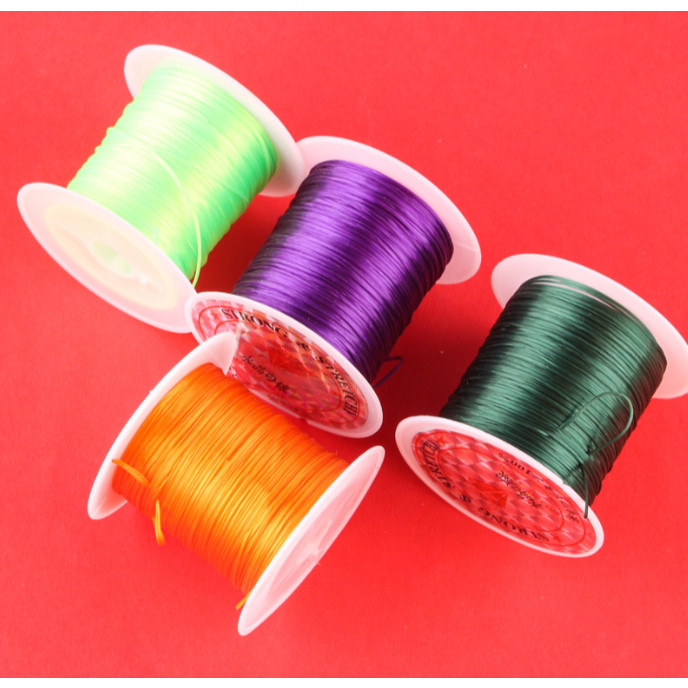 10Meters 0.6mm Elastic Thread Round Crystal Line Nylon Rubber Stretchy Cord Elastic Rope forJewelry DIY(3149L) - Image 4