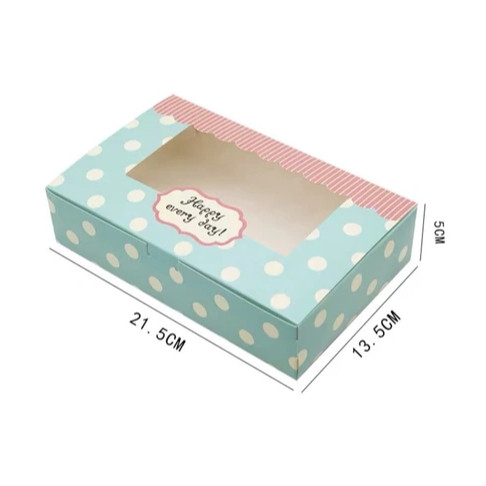 Kraft Paper Boxes For Packaging Cupcake Pink Window Flower Gift Wedding Bags For Cake Candy Cookies Toy Party (3151L) - Image 12