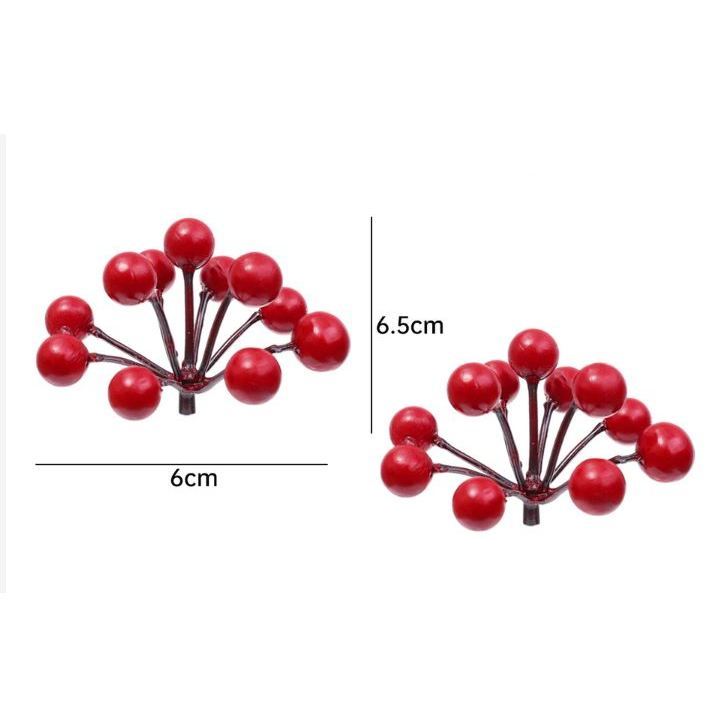 Artificial Christmas Red Berries Multi Type Foam Berries Branches For Christmas DIY Wreath Supply Xmas Tree Decor(2098L) - Image 15