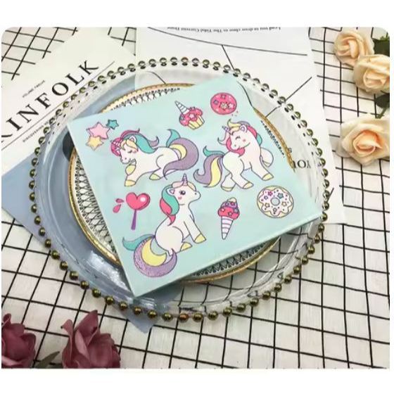 20pcs 33x33cm Square Paper Plant Leaves Printed Tissue Disposable Napkins Festival Wedding Birthday Party Deco(3120L) - Image 13
