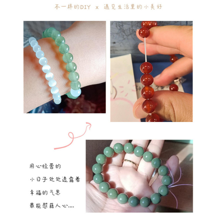 10Meters 0.6mm Elastic Thread Round Crystal Line Nylon Rubber Stretchy Cord Elastic Rope forJewelry DIY(3149L) - Image 6
