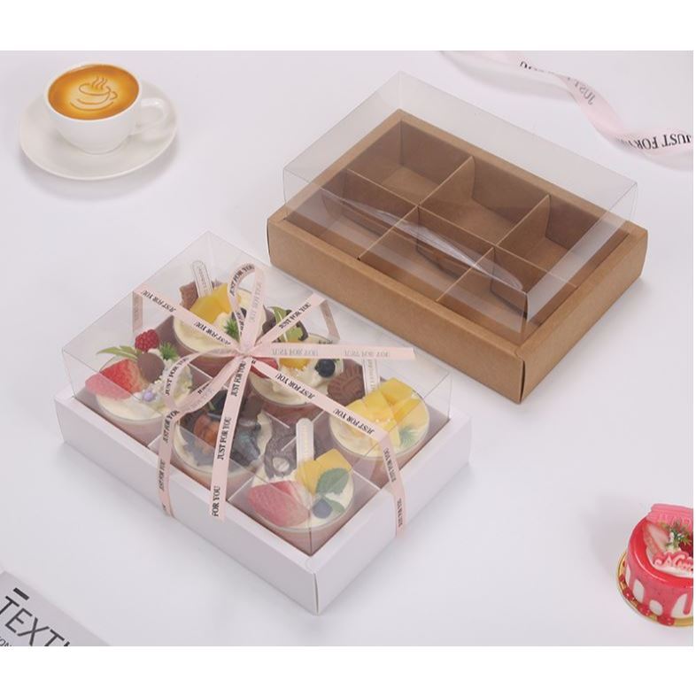 6/9/12 Food Catering Window Sandwich Cake Nuts Lunch Box Picnic Tray Disposable Cheese Platter TAKEAWAY 野餐盒(3029L) - Image 5