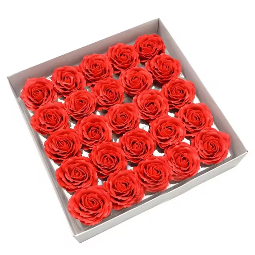 25pcs 6layer 7cm Soap Rose Artificial Flower Wedding Home Furnishings High Quality Superior Valentine'S Day(2083L) - Image 16