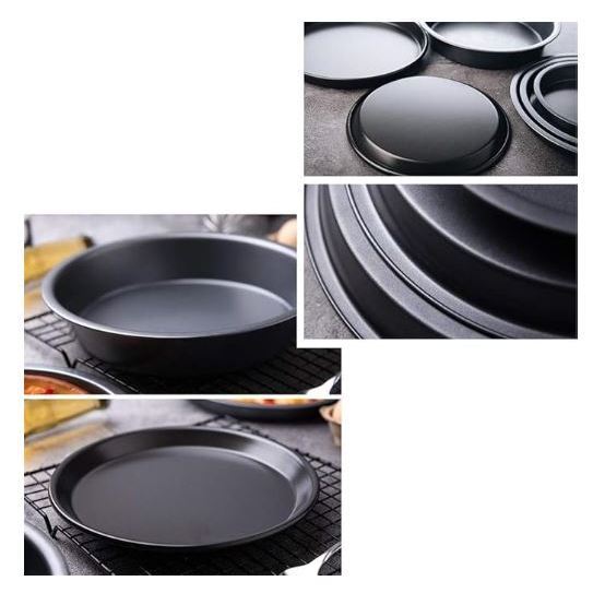 6/7/9inch Baking Trays, Home Pizza Casserole Dish Cake Baking Biscuit Baking Mould Easy to Clean (3111L) - Image 5