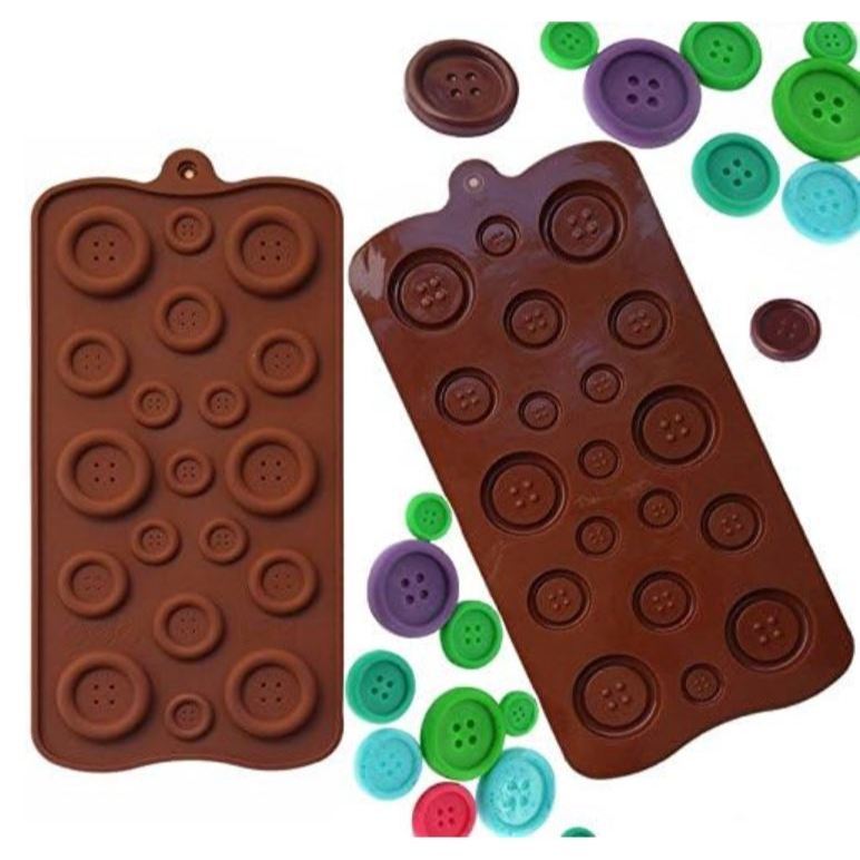 3D Heart Button 12 Cell Chocolate Silicon Mould Ice Cube Chocolate Soap Jelly Tray Kitchen Baking Tool Cake(2366L) - Image 5