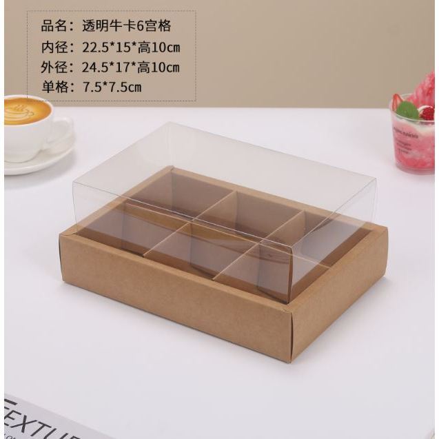6/9/12 Food Catering Window Sandwich Cake Nuts Lunch Box Picnic Tray Disposable Cheese Platter TAKEAWAY 野餐盒(3029L) - Image 6