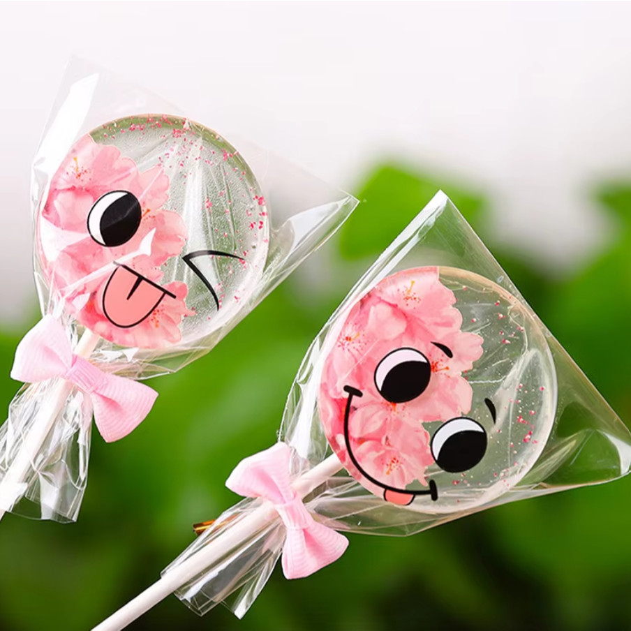 100pcs/pack Cake Pop Lollipop OPP Packing Bags Baking Chocolate Pop Pack Bags Sets Plastic Clear Cake Tools糖果塑料袋子(2093L)