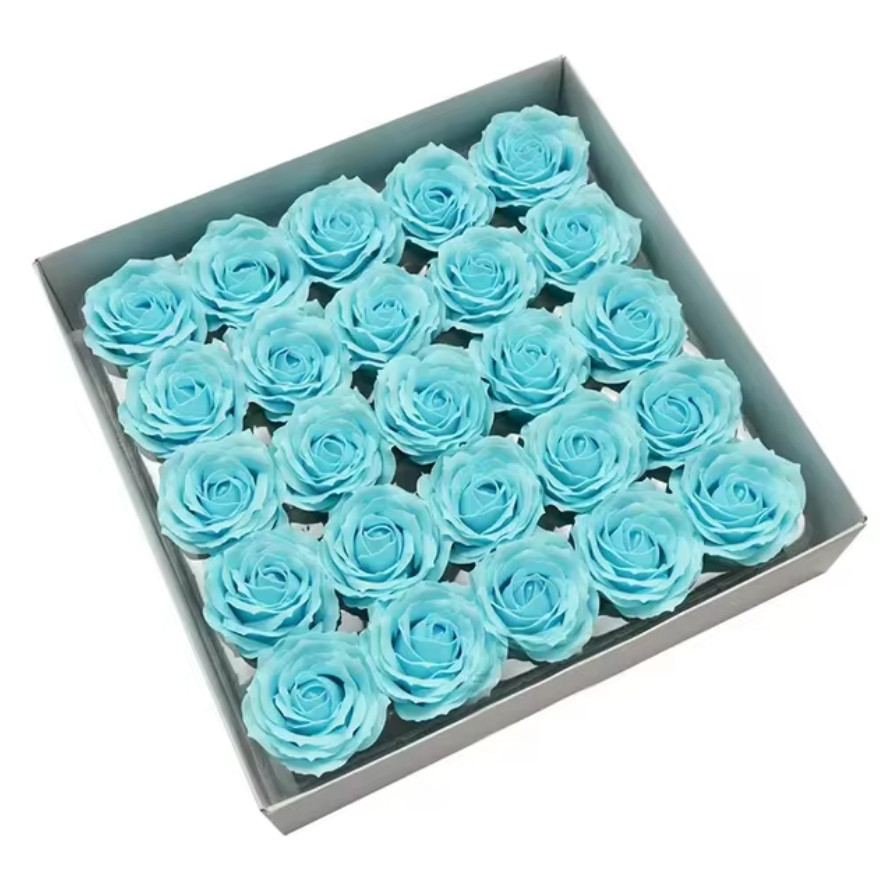 25pcs 6layer 7cm Soap Rose Artificial Flower Wedding Home Furnishings High Quality Superior Valentine'S Day(2083L) - Image 10