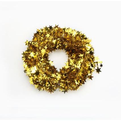 7.5m Christmas Tree Pendant Star Glitter Wire Tinsel Garland Sparkly Star String Xmas Party New Year Diy Decor (3066L) - Image 8