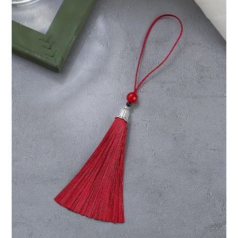 Bookmark Tassel Hanging Tassel with Silver Cap Colored Beads High Quality Beauty Decoration DIY Jewelry Craft (2730L) - Image 17