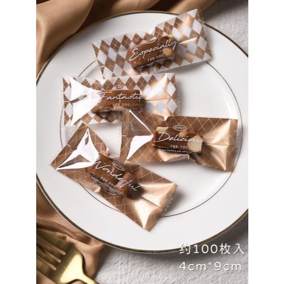 100Pcs Disposable Coffee Sugar Bags Baking DIY Manual Toffee Candy Chocolate Machine Sealed Packaging(3095L) - Image 7