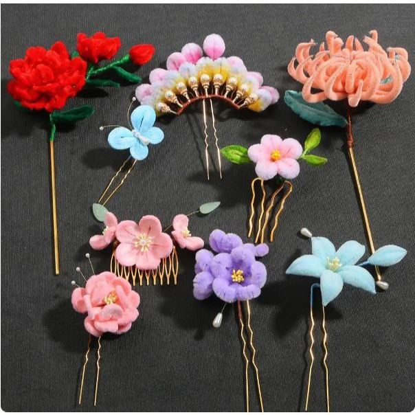 100pcs/lot Kids Creative Colorful Glitter Plush Bend Soft Felt Strip DIY Chenille Sticks Craft Educational Toy (3123L) - Image 7
