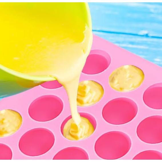 55 Round Candy Silicone Molds For Gummy Chocolate Keto Snacks Ice Cube Cylinder Caramels Making Supplies (3125L) - Image 3