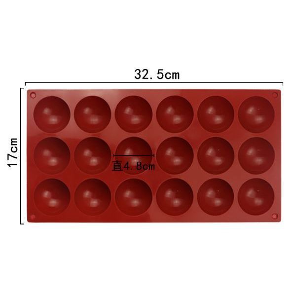 4/6/15/18/24 Round Half Sphere Silicone Chocolate Mold Set Candle Mold For Baking Pastry Bakeware Cake Tool(2851L) - Image 11