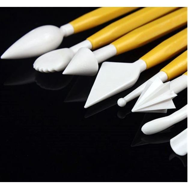 8 Pcs/set Pastry Carving Cutter Sugar Craft Flower Sculpture Group Fondant Cake Engraving Tools DIY Baking (3140L) - Image 2