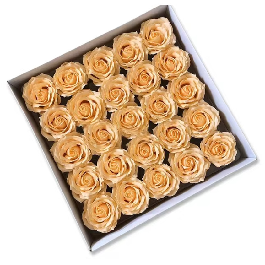 25pcs 6layer 7cm Soap Rose Artificial Flower Wedding Home Furnishings High Quality Superior Valentine'S Day(2083L) - Image 11