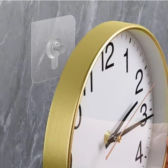 Self-Adhesive Hook Strong Adhesive Picture Frame Nails Hooks Transparent Seamless Wall Hangers Hanging Clock Wall(3105L) - Image 7