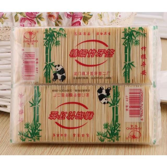 100pcs/Bag Bamboo Toothpick Disposable Natural Toothpick Family Restaurant Accessories Fruit Single Tooth Stick(3116L) - Image 2