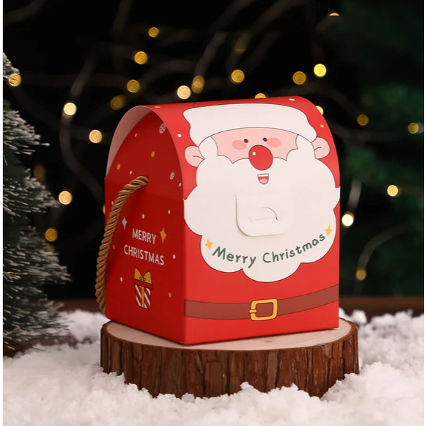 Christmas Gift Box Candy Chocolate Biscuit Packaging Box Bags Xmas Eve Apple Boxes Carrying Case New Year Party (3159L) - Image 11