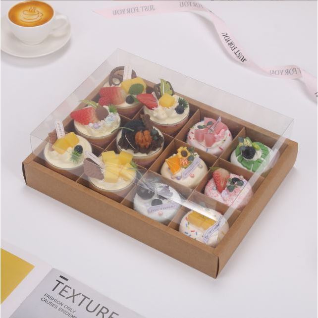 6/9/12 Food Catering Window Sandwich Cake Nuts Lunch Box Picnic Tray Disposable Cheese Platter TAKEAWAY 野餐盒(3029L) - Image 4