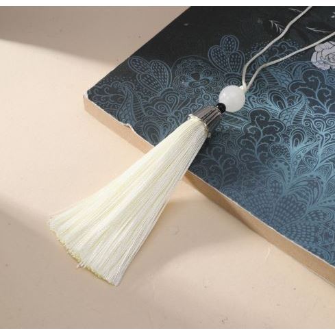 Bookmark Tassel Hanging Tassel with Silver Cap Colored Beads High Quality Beauty Decoration DIY Jewelry Craft (2730L) - Image 10