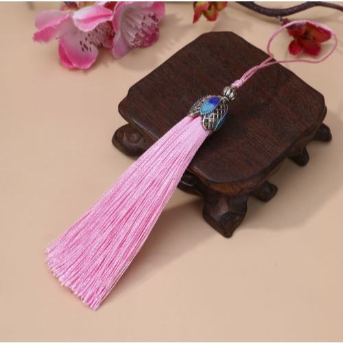 8cm Silk Tassel Fringe Brush Pendant Accessories for DIY Jewelry Making Silk Satin Tassel Handmade Crafts Finding(3077L) - Image 11