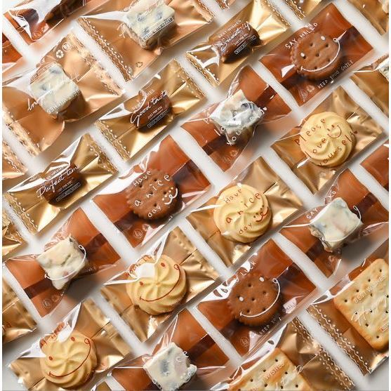 100Pcs Disposable Coffee Sugar Bags Baking DIY Manual Toffee Candy Chocolate Machine Sealed Packaging(3095L)
