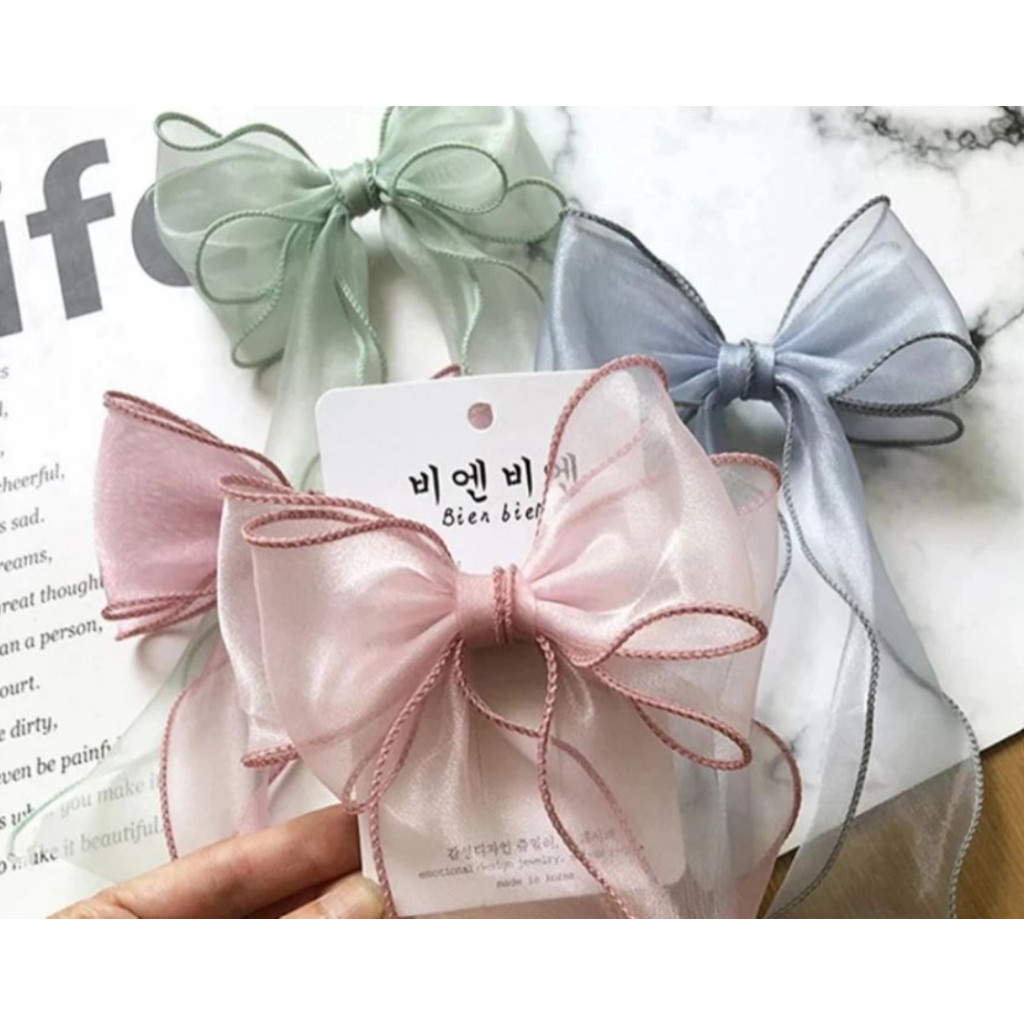 10yards/roll Fishtail Yarn Wave Sheer Chiffon Organza Ribbons Gift Box Packaging Bouquet Wrapping 鱼尾纱波浪纱丝带 (2971L) - Image 8