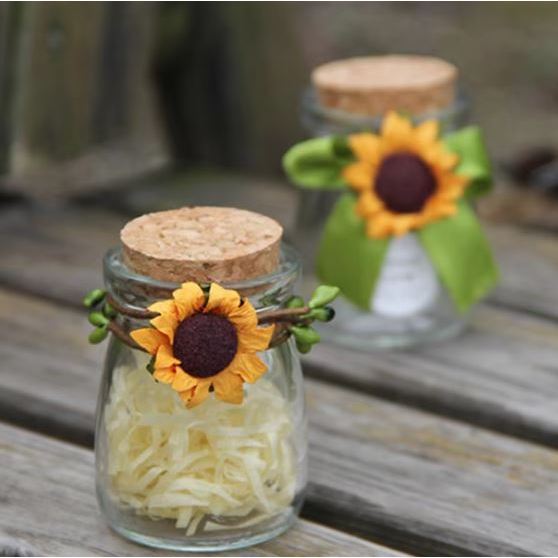 10pcs/lot Small Fake Simulation Sunflowers Small Fake Silk Sunflowers Faux Yellow Flowers Bulk for Craft Party (3124L) - Image 8