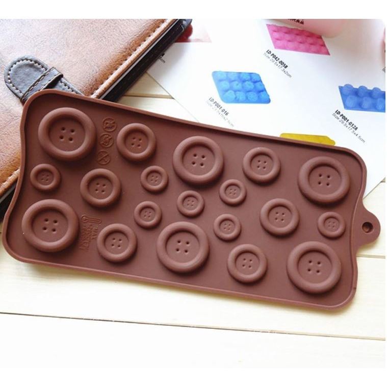 3D Heart Button 12 Cell Chocolate Silicon Mould Ice Cube Chocolate Soap Jelly Tray Kitchen Baking Tool Cake(2366L) - Image 9