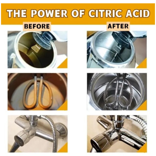 10g/pack All Purpose Descaler Kettle Iron Limescale Remover Cleaner De-Scaler Lemon (3173L) - Image 4